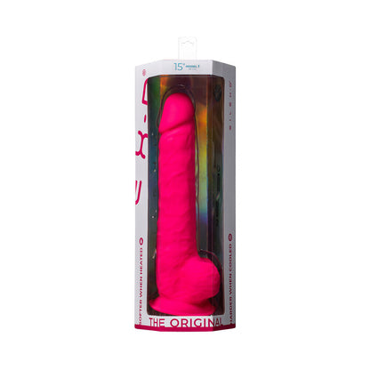 SILEX-D The Original Model 1 Dildo – 15 in. Dual-Density with Suction Cup – Pink