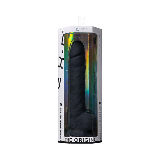 SILEX-D The Original Model 1 Dildo – 15 in. Dual-Density Silicone – Black