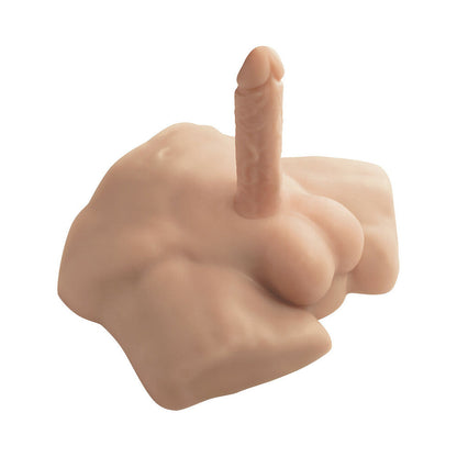 Doc Johnson Apollo S Torso with 7 in. Liquid Silicone Dildo – Vanilla