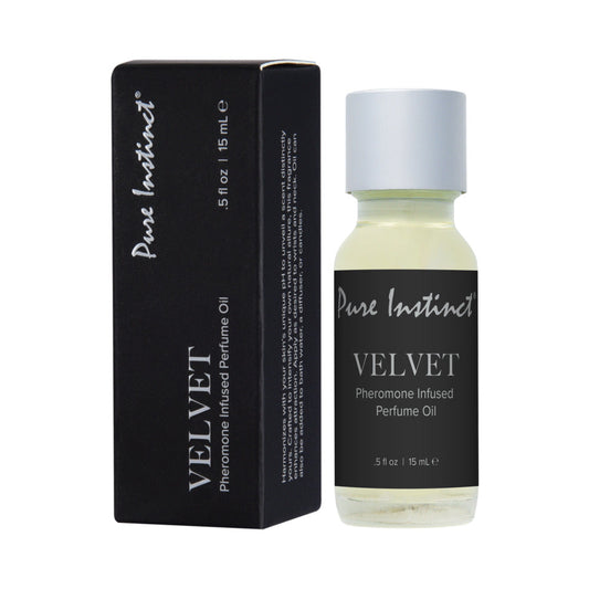 Pure Instinct Pheromone Perfume Oil Velvet Dropper – 0.5 oz