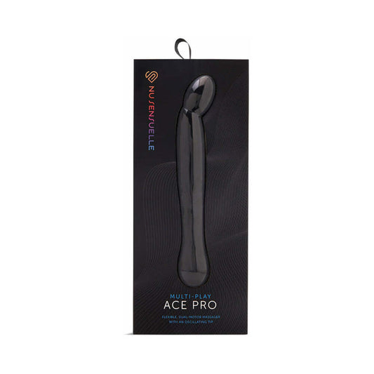 Nu Sensuelle Ace Pro Prostate & G-Spot Vibe – Black – 10 Speeds + 10 Pulsations