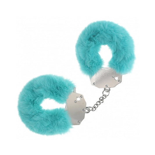 Ouch! Heavy-Duty Fluffy Handcuffs – Blue