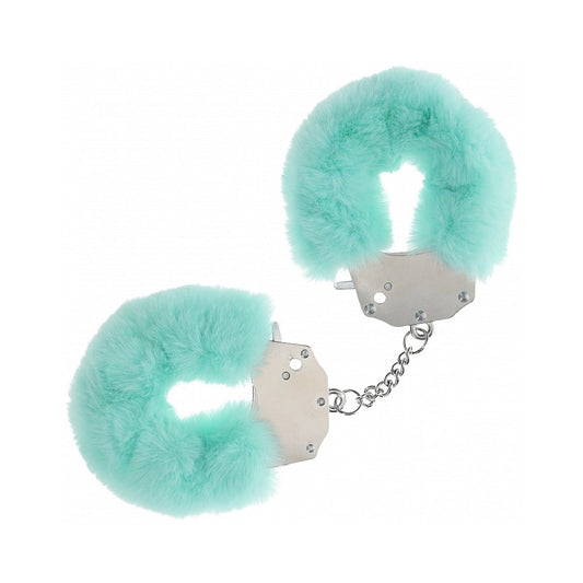 Ouch! Heavy-Duty Fluffy Handcuffs – Powder Green