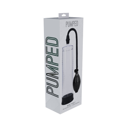 Pumped Basic Pump 1 Water Resistant Vacuum Erection Device - Clear