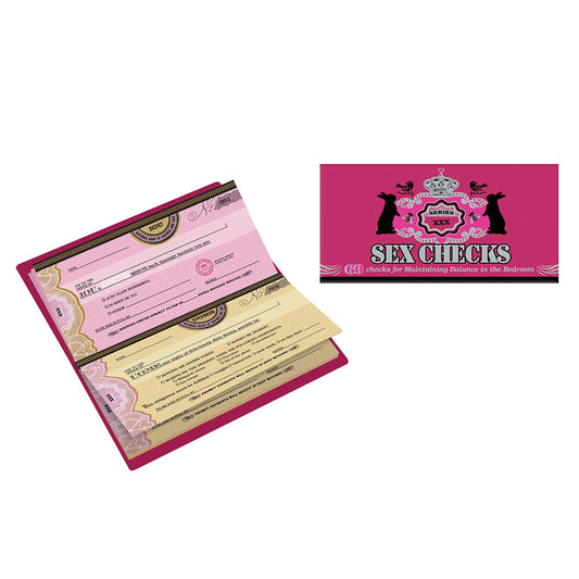 Potter Gift Sex Checks – 60-Page Checkbook for Intimate Moments