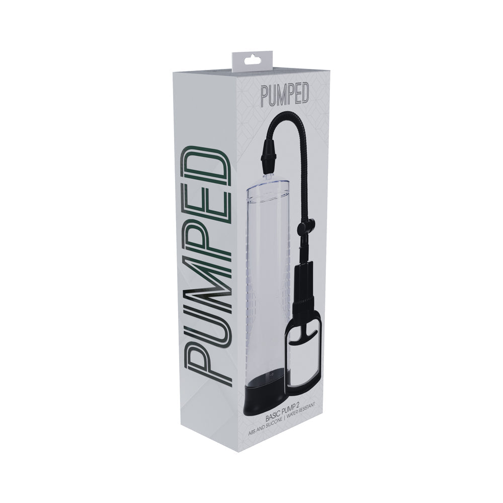 Pumped Basic Pump 2 Water Resistant Vacuum Erection Device - Clear