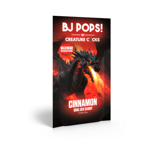 Creature Cocks BJ Pops! Popping Candy – Cinnamon Flavor – Red