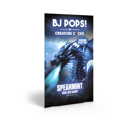 Creature Cocks BJ Pops! Popping Candy - Spearmint Flavor