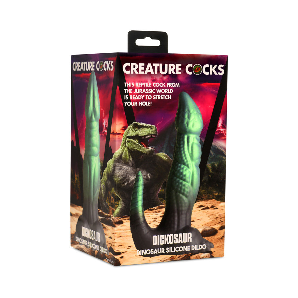 Creature Cocks Dickosaur Dinosaur Silicone Dildo – Multi-Color