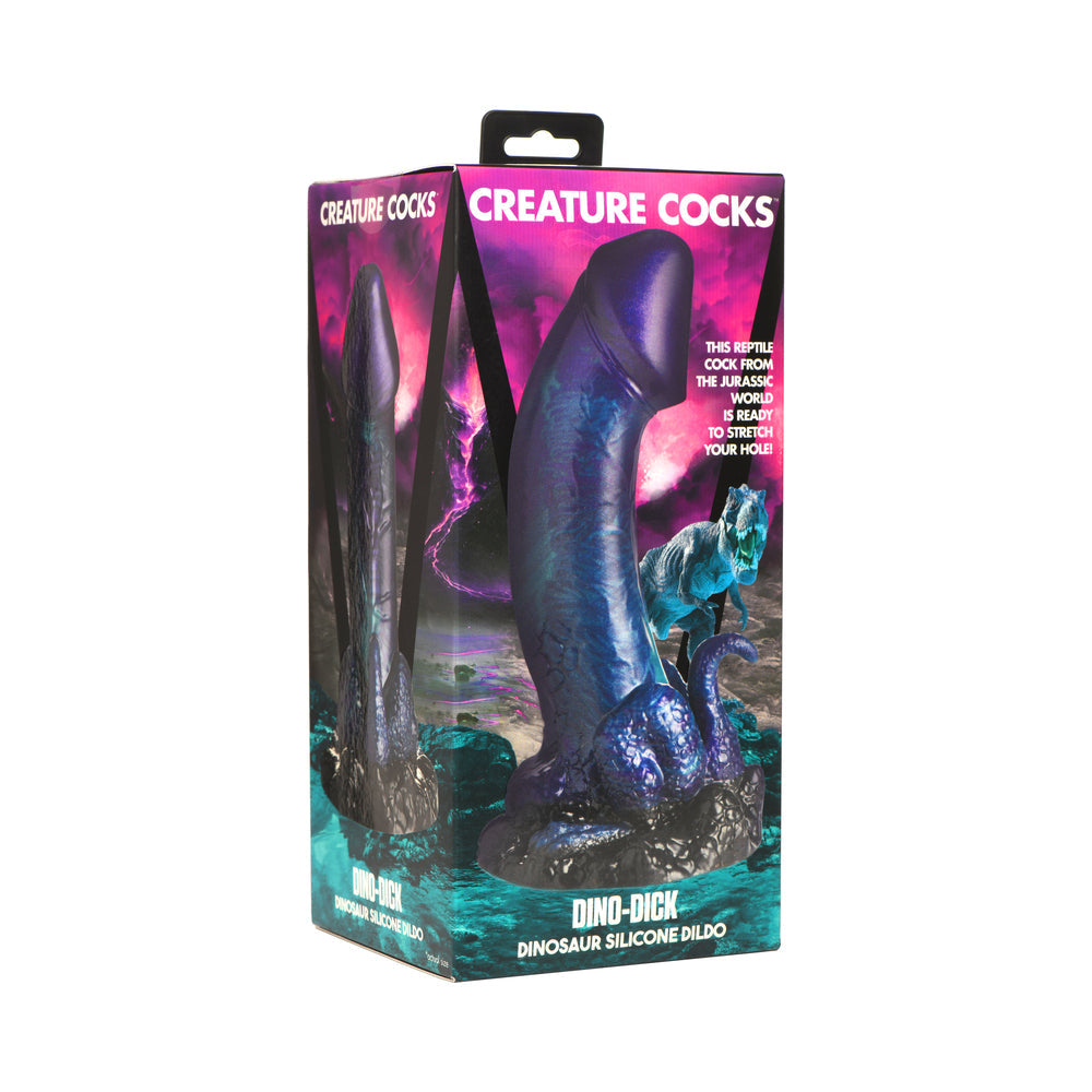 Creature Cocks Dino Dick Dinosaur Silicone Dildo – Purple