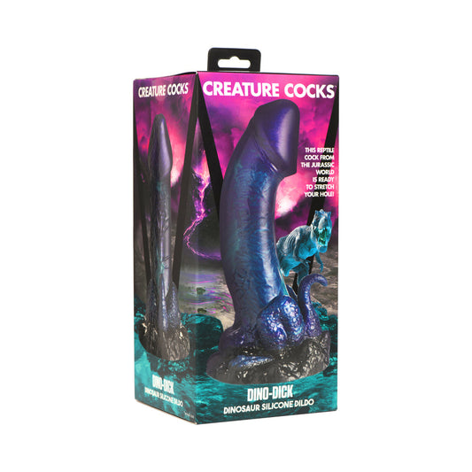Creature Cocks Dino Dick Dinosaur Silicone Dildo – Purple