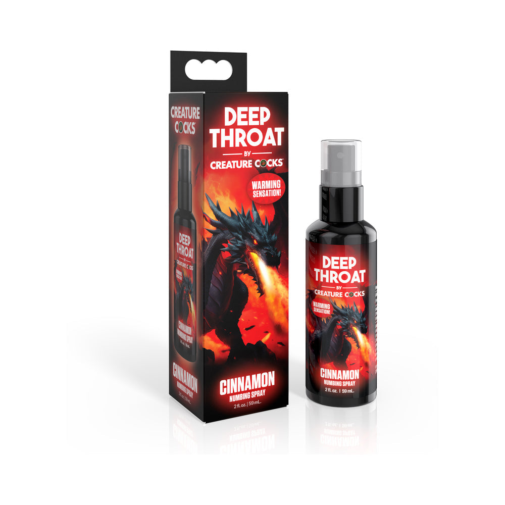 Creature Cocks Throat Numbing Spray Cinnamon – 1 oz