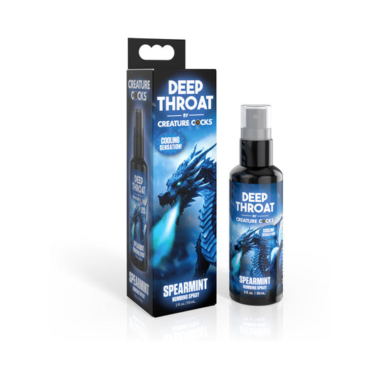Creature Cocks Throat Numbing Spray – Spearmint Flavor 1 oz