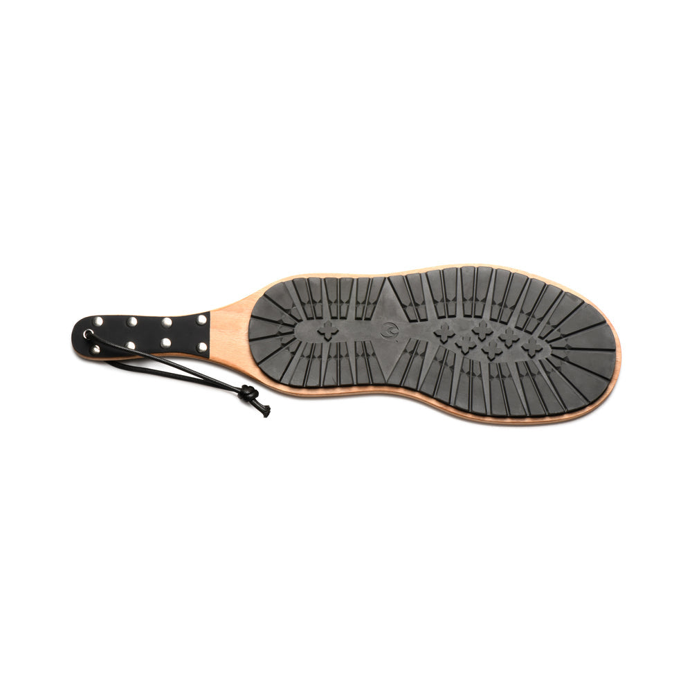 Master Series Tread Boot Paddle – Dual-Sided Paddle with Vegan Leather Handle – Multi-Color