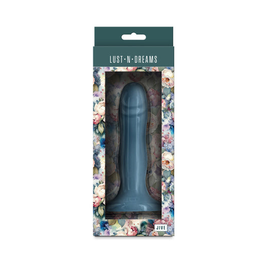 Lust-n-Dreams Jive Ocean Dong with Suction Cup – Blue