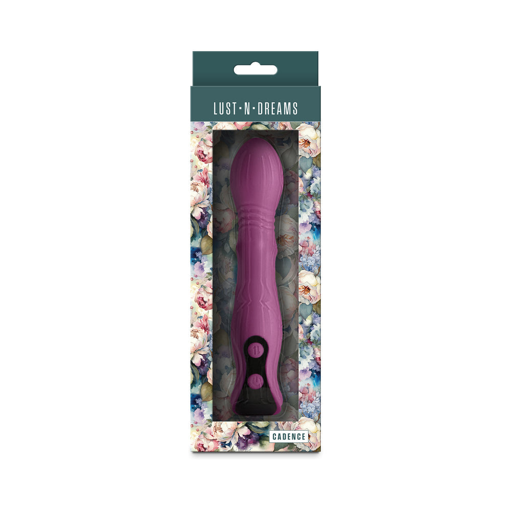 Lust-n-Dreams Cadence Blush – Vibrator with Thrusting Head – Hot Pink