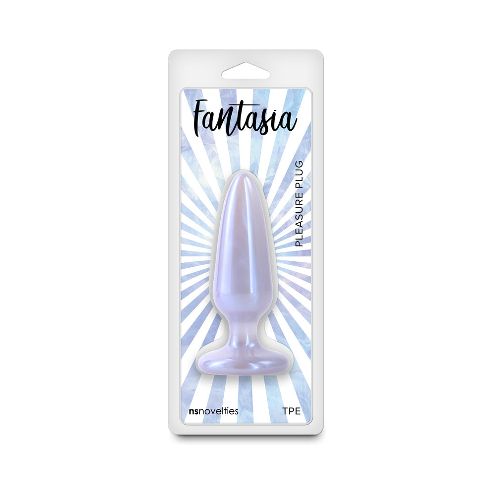 Fantasia Pleasure Plug Small – Azure – Flexible TPE Toy