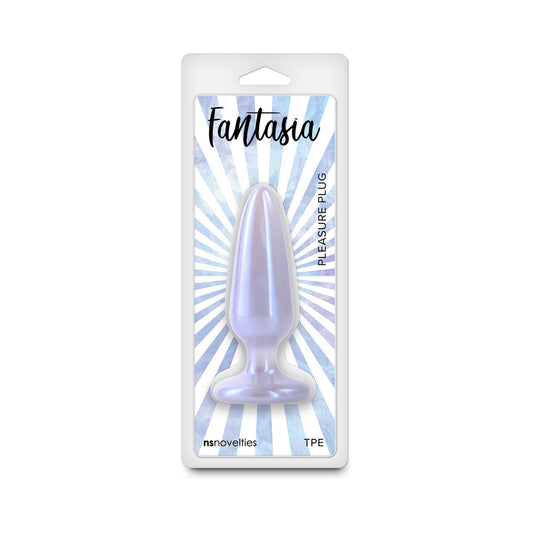 Fantasia Pleasure Plug Small – Azure – Flexible TPE Toy