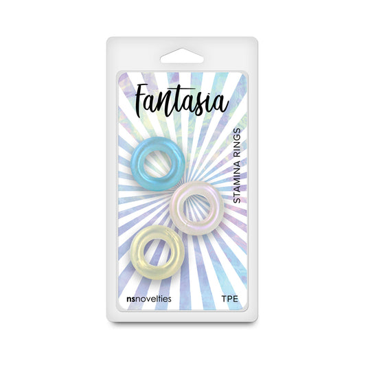 Fantasia Stamina Rings Multicolor - Flexible TPE Stimulation Rings
