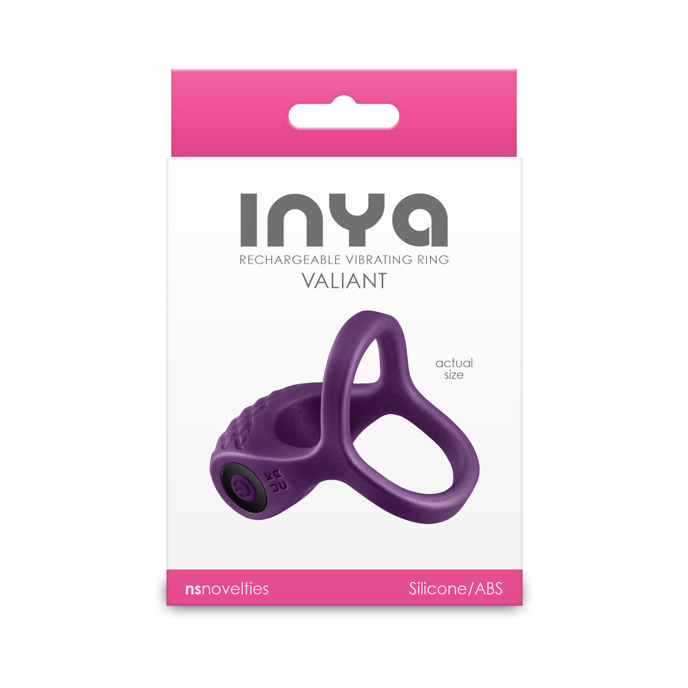 INYA Valiant Rechargeable Vibrating Ring – Purple