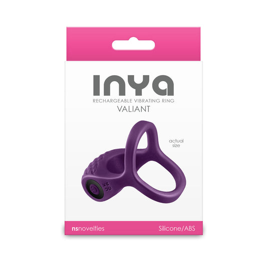 INYA Valiant Rechargeable Vibrating Ring – Purple