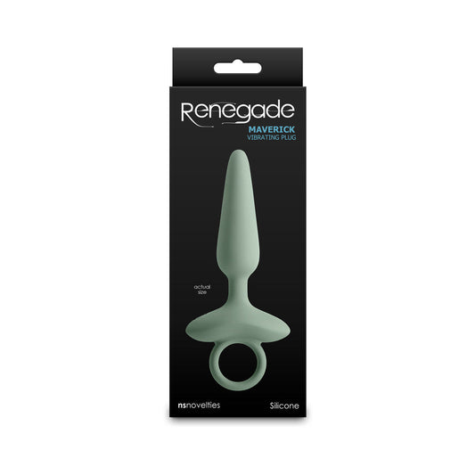 Renegade Maverick Rechargeable Vibrating Anal Plug – Green