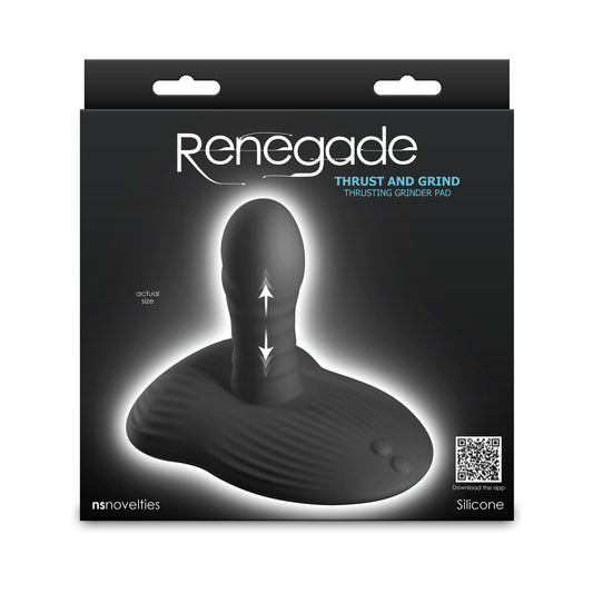 Renegade Thrust & Grind Rechargeable Thrusting Grinder Pad – Black