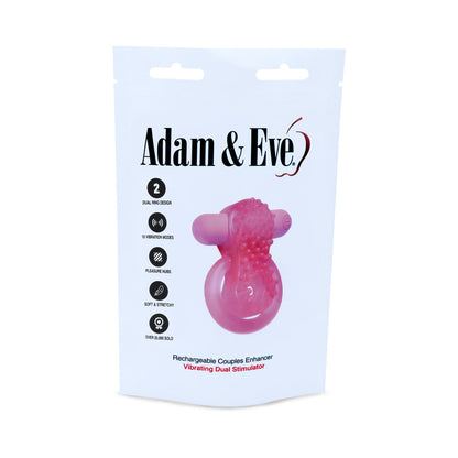 Adam & Eve Rechargeable Couples Enhancer Ring – Hot Pink