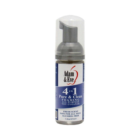 Adam & Eve 4 in 1 Pure & Clean Foaming Toy Cleaner – Clear