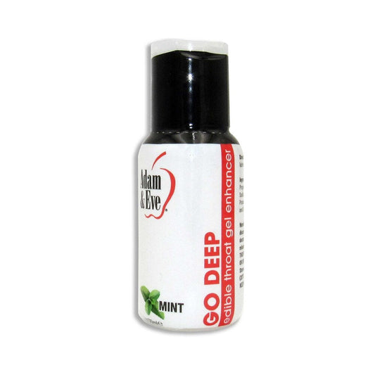 Adam & Eve Go Deep Edible Throat Gel Enhancer – Mint – 1 oz