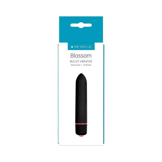 Me You Us Blossom Bullet Vibrator – Black – 10 Modes