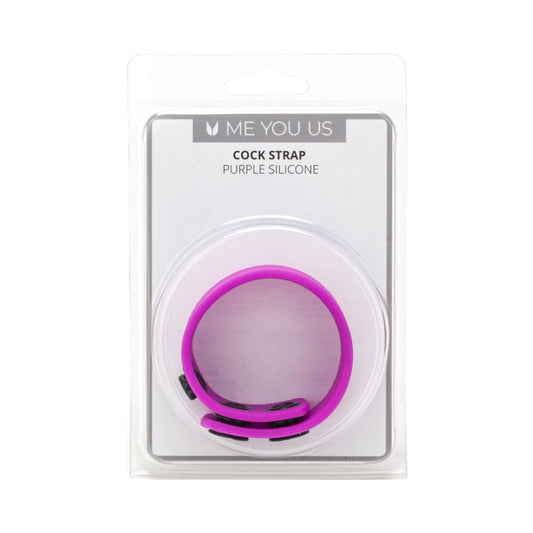 Me You Us Purple Silicone Cock Strap – Enhances Erections and Sensations
