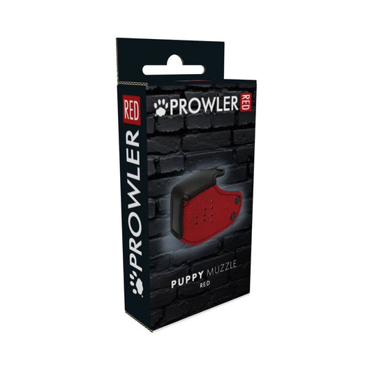 Prowler RED Puppy Muzzle - Soft Neoprene, Red
