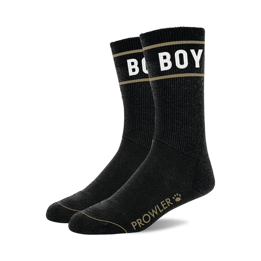Prowler RED Boy Socks - Black Cotton Blend for All-Day Comfort