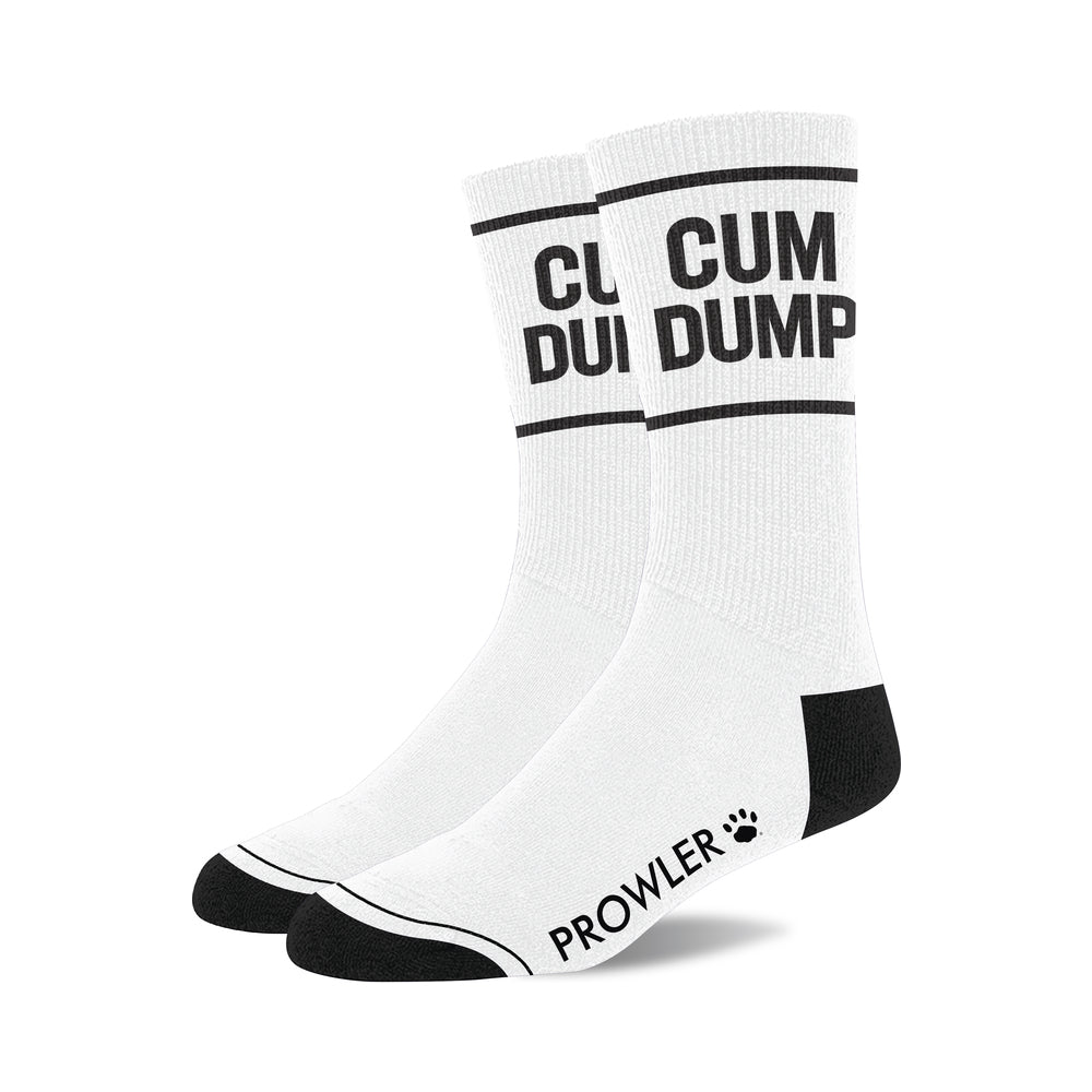 Prowler RED Cum Dump Socks – Classic White with Black Stripes