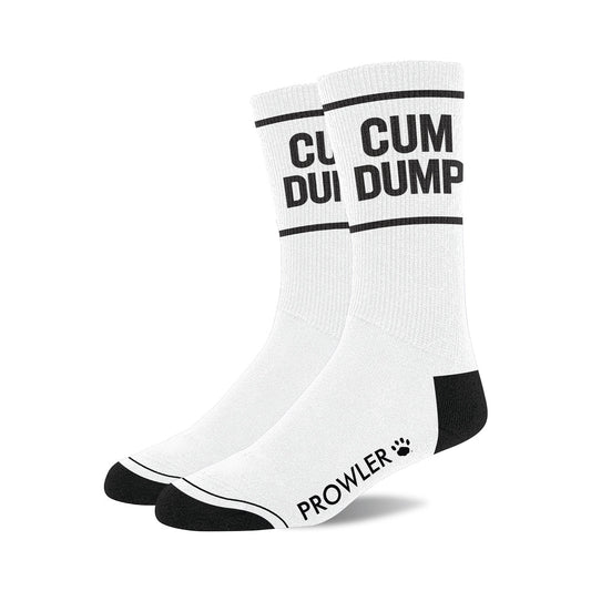 Prowler RED Cum Dump Socks – Classic White with Black Stripes