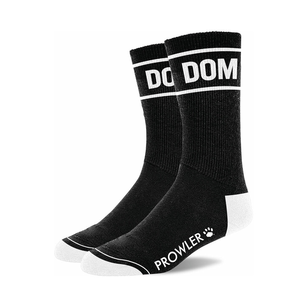 Prowler RED Dom Socks - Black Cotton, One Size