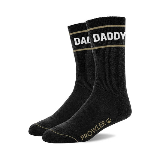 Prowler RED Daddy Socks – Black Cotton Socks with Logo