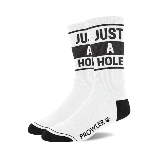 Prowler RED Just A Hole Socks – Comfortable Cotton Socks – White