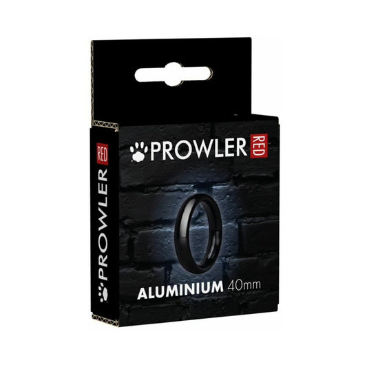 Prowler RED Aluminum Cock Ring for Enhanced Erection - Black