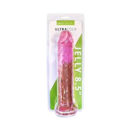 Me You Us 8.5 in. Dong - Light Pink - Realistic Design with Flared Base