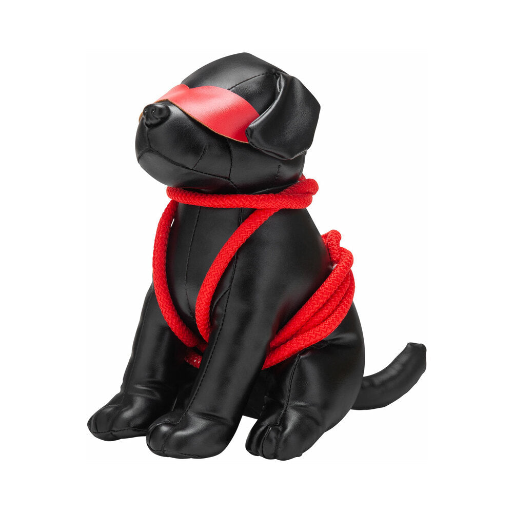 Prowler RED Roped Up Rover - Leather Bondage Pup - Black