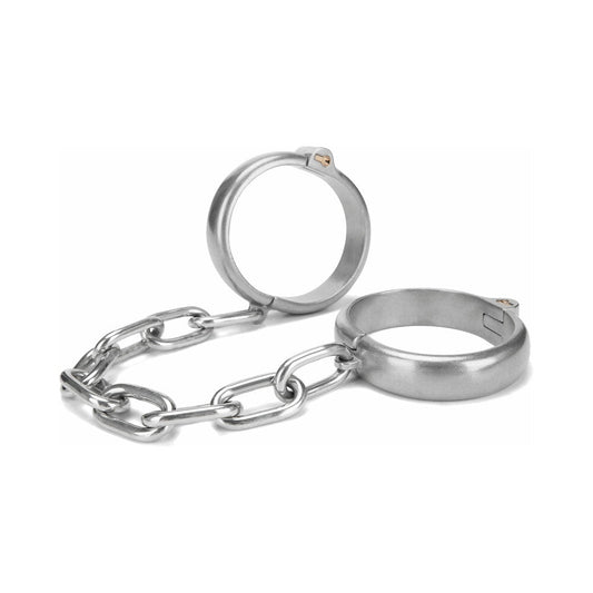 Prowler RED Heavy Duty Ankle Cuffs – Silver/Steel/Chrome