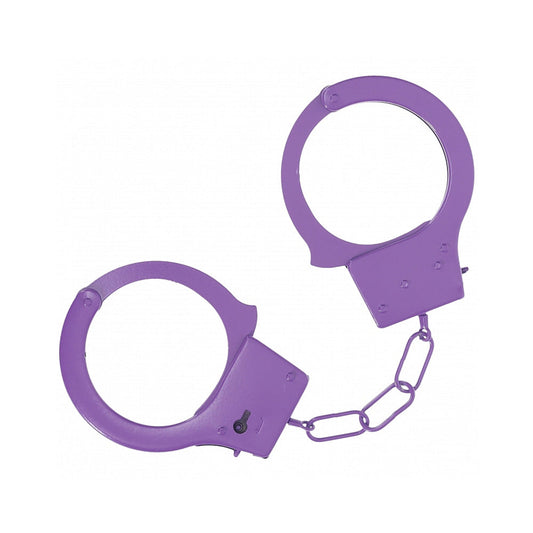 Ouch! Classic Metal Handcuffs – Purple