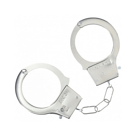 Ouch! Classic Metal Handcuffs – Silver – Secure Locking Mechanism