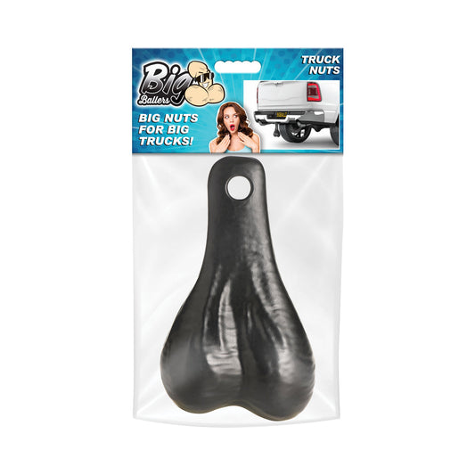 Big Ballers Small Truck Nuts - Gag Gift - Black