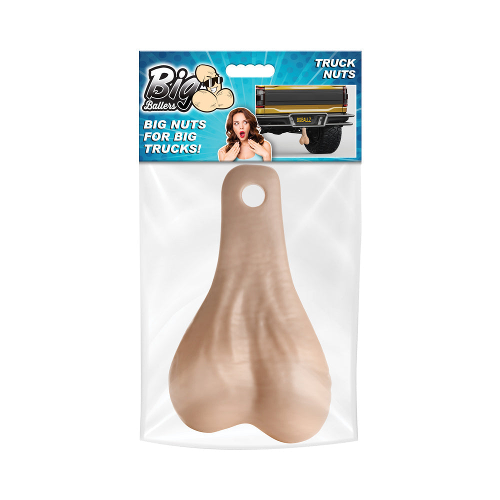 XR Brands Big Truck Nuts Gag Gift – Vanilla/Ivory/Beige