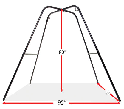 Pipedream Fantasy Swing Stand – Free-Standing Bondage Support – Black