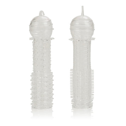 CalExotics Silicone Sleeve 2 Pack – Clear, Waterproof Sleeves