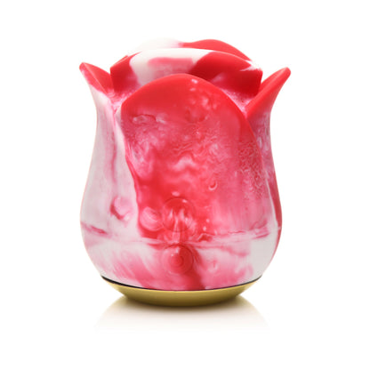 Lickgasm Kissing & Vibrating Rose Clitoral Stimulator - Multi-Color